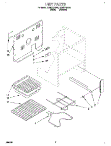 05 - Unit, Lit / Optional parts for Whirlpool Range RF367PXDW0 from AppliancePartsPros.com