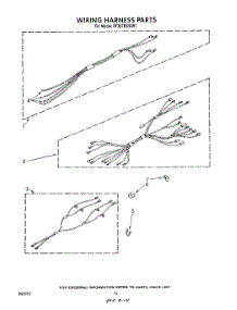 07 - Wiring Harness parts for Whirlpool Range RF367BXWW2 from AppliancePartsPros.com