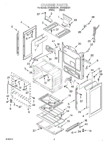 04 - Chassis parts for Whirlpool Range SF340BEHB1 from AppliancePartsPros.com