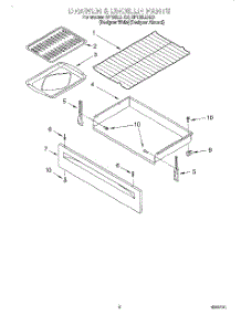 06 - Drawer And Broiler, Optional parts for Whirlpool Range SF195LEHZ0 from AppliancePartsPros.com