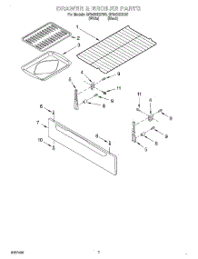 05 - Drawer And Broiler parts for Whirlpool Range SF340BEHB0 from AppliancePartsPros.com