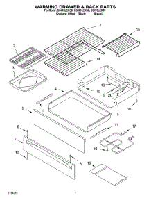 05 - Warming Drawer & Rack Parts parts for Whirlpool Range GS470LEKT0 from AppliancePartsPros.com