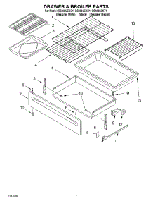 05 - Drawer And Broiler parts for Whirlpool Range GS460LEKT1 from AppliancePartsPros.com