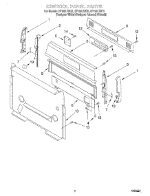 02 - Control Panel parts for Whirlpool Range SF195LEHT5 from AppliancePartsPros.com