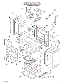 04 - Chassis parts for Whirlpool Range SF195LEHQ6 from AppliancePartsPros.com