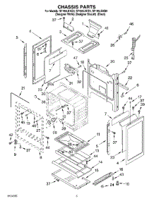 04 - Chassis parts for Whirlpool Range SF195LEKQ0 from AppliancePartsPros.com