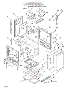 04 - Chassis parts for Whirlpool Range SF195LEHQ0 from AppliancePartsPros.com