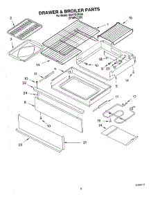06 - Drawer And Broiler, Optional parts for Whirlpool Range GS475LEKS0 from AppliancePartsPros.com