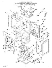 04 - Chassis parts for Whirlpool Range SF365PEGT7 from AppliancePartsPros.com