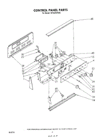 04 - Control Panel parts for Whirlpool Range RF350PXPW0 from AppliancePartsPros.com