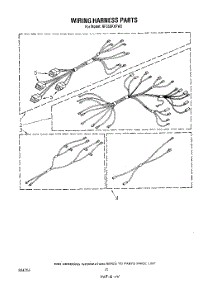 07 - Wiring Harness parts for Whirlpool Range RF350PXPW0 from AppliancePartsPros.com