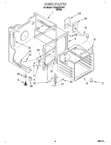 04 - Oven parts for Whirlpool Range RF354BXDW1 from AppliancePartsPros.com