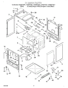 03 - Chassis parts for Whirlpool Range RF385PXGQ1 from AppliancePartsPros.com