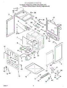 03 - Chassis parts for Whirlpool Range RF387LXHQ1 from AppliancePartsPros.com