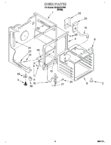 04 - Oven parts for Whirlpool Range RF354BXDW0 from AppliancePartsPros.com