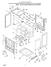 03 - Chassis parts for Whirlpool Range RF385PXGW0 from AppliancePartsPros.com