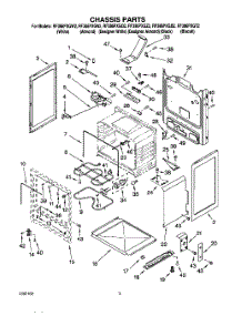 03 - Chassis parts for Whirlpool Range RF386PXGB2 from AppliancePartsPros.com