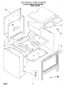 02 - External Oven parts for Whirlpool Range SF380PEWW0 from AppliancePartsPros.com