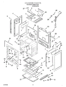 04 - Chassis parts for Whirlpool Range GS395LEHS7 from AppliancePartsPros.com