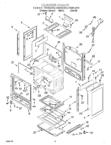 04 - Chassis parts for Whirlpool Range GS395LEGB4 from AppliancePartsPros.com
