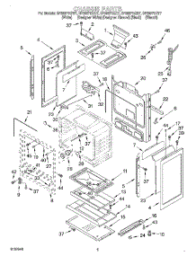 04 - Chassis parts for Whirlpool Range SF385PEGZ7 from AppliancePartsPros.com