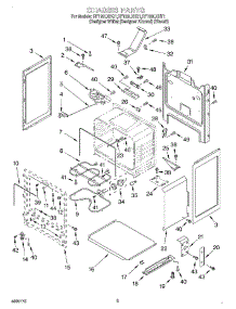 03 - Chassis parts for Whirlpool Range RF199LXHT1 from AppliancePartsPros.com