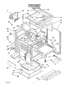 05 - Oven parts for Whirlpool Range SF367PEYQ8 from AppliancePartsPros.com
