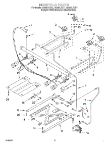 03 - Manifold parts for Whirlpool Range GS395LEGT7 from AppliancePartsPros.com