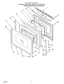 06 - Door, Optional parts for Whirlpool Range GS395LEGT7 from AppliancePartsPros.com