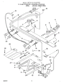 03 - Manifold parts for Whirlpool Range SF362BEGN1 from AppliancePartsPros.com