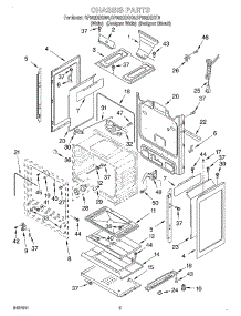 04 - Chassis parts for Whirlpool Range SF362BEGW6 from AppliancePartsPros.com
