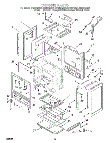 04 - Chassis parts for Whirlpool Range SF385PEGZ4 from AppliancePartsPros.com