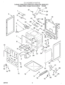 04 - Chassis parts for Whirlpool Range GR399LXGT2 from AppliancePartsPros.com