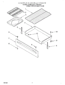 05 - Drawer And Broiler parts for Whirlpool Range SF385PEEZ0 from AppliancePartsPros.com