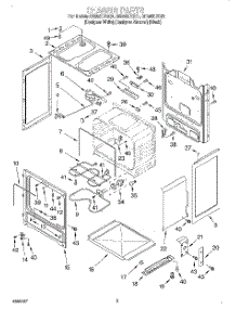 03 - Chassis parts for Whirlpool Range GR395LXGB1 from AppliancePartsPros.com