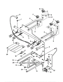 Manifold parts for Whirlpool Range SF385PEGQ6 from AppliancePartsPros.com
