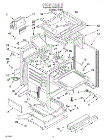 05 - Oven parts for Whirlpool Range SF367PEYQ9 from AppliancePartsPros.com