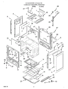 04 - Chassis parts for Whirlpool Range SF387LEGW4 from AppliancePartsPros.com