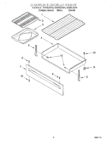 06 - Drawer And Broiler, Optional parts for Whirlpool Range GS395LEGZ4 from AppliancePartsPros.com
