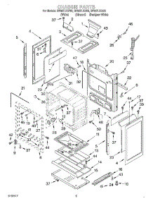 04 - Chassis parts for Whirlpool Range SF387LEGW6 from AppliancePartsPros.com