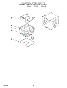 05 - Internal Oven parts for Whirlpool Range RS675PXGQ4 from AppliancePartsPros.com