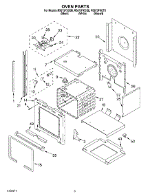 03 - Oven parts for Whirlpool Range RS675PXGQ8 from AppliancePartsPros.com