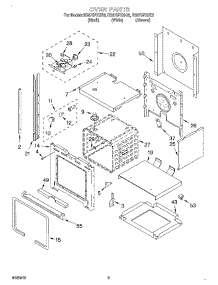 03 - Oven parts for Whirlpool Range RS675PXGB6 from AppliancePartsPros.com