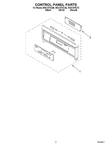 02 - Control Panel parts for Whirlpool Range RS675PXGB8 from AppliancePartsPros.com
