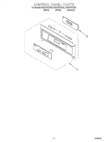02 - Control Panel parts for Whirlpool Range RS675PXGQ6 from AppliancePartsPros.com