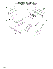 06 - Top Venting, Optional parts for Whirlpool Range RS675PXGT9 from AppliancePartsPros.com