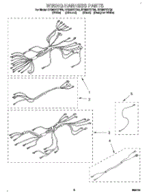 06 - Wiring Harness, Lit / Optional parts for Whirlpool Range RF396PXYW5 from AppliancePartsPros.com