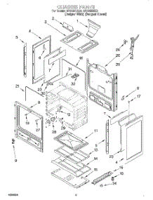 04 - Chassis parts for Whirlpool Range SF372BEEZ0 from AppliancePartsPros.com