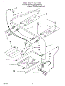 03 - Manifold parts for Whirlpool Range SF372BEEQ0 from AppliancePartsPros.com