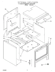 02 - External Oven parts for Whirlpool Range SF378PEWW0 from AppliancePartsPros.com